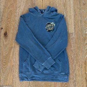 Santa Cruz Skateboards Blue Hoodie